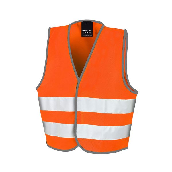 Oranje Kinder veiligheidshesjes bedrukken