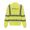 Signalisatie truien bedrukken met logo, goedkoop, snel geleverd